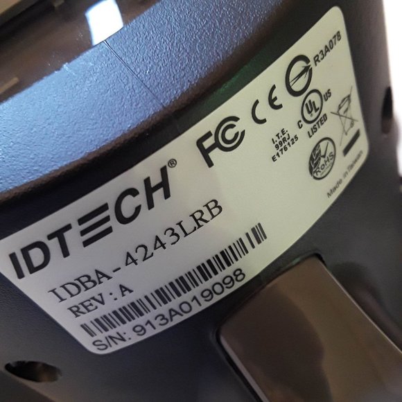IDTECH IDBA-4243LRB CORDLESS HAND HELD USB BARCODE SCANNER USB CHARGER STAND - Picture 3 of 7